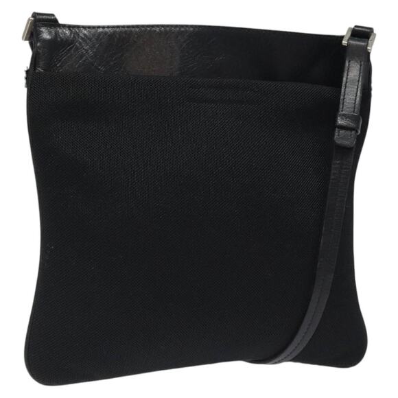PRADA Shoulder Bag Nylon Black Silver - Picture 1 of 9